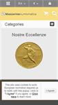 Mobile Screenshot of numismaticamazzarino.com